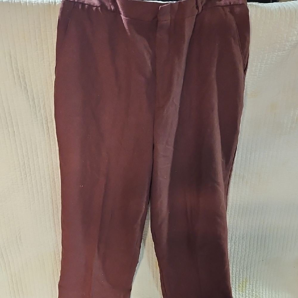Vintage Symmetry Men's Cranberry Chinos